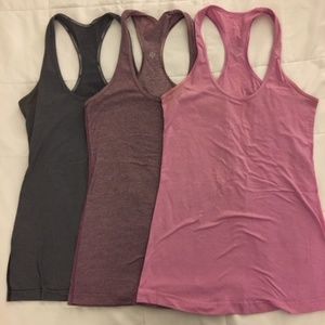 Lululemon cool racerbank tanks (3)